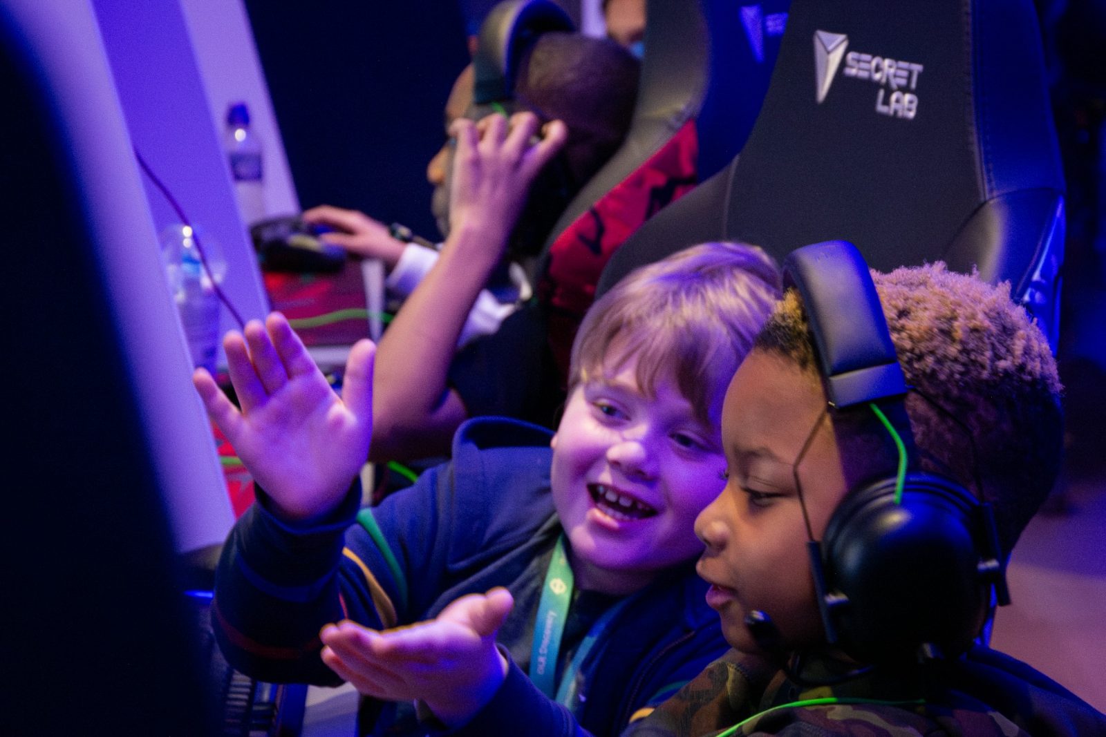 A group gaming at New Meta